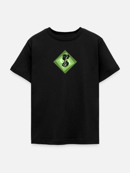 Vegan Pflanzlich Bio - Teenager T-Shirt - Schwarz