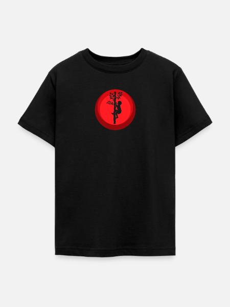 Baumklettern Aufstieg Kletteraffe - Teenager T-Shirt - Schwarz