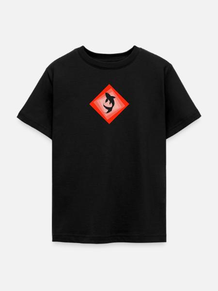 Koi Fisch Teich - Teenager T-Shirt - Schwarz
