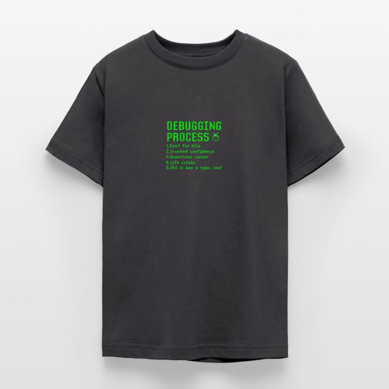 Debugging-Prozess Lustige Programmierer Coder Geschenkidee Teenager T-Shirt