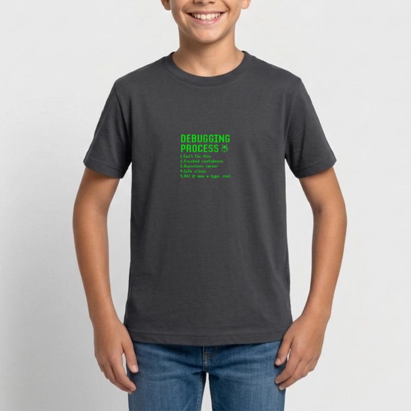Debugging-Prozess Lustige Programmierer Coder Geschenkidee Teenager T-Shirt