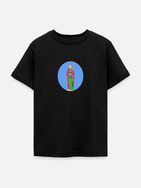 Madonna Staute - Teenager T-Shirt - Schwarz