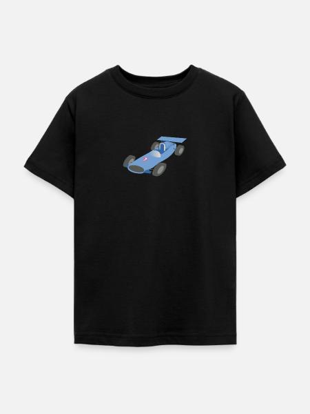 Rennwagen - Teenager T-Shirt - Schwarz