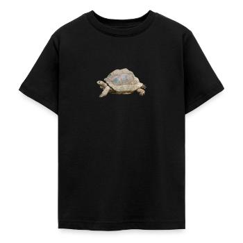 turtle schilkroete - Teenager T-Shirt - Schwarz - Vorne - AI Model Teenager Male light (155cm)