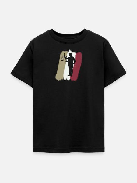 Anwalt Gericht - Teenager T-Shirt - Schwarz