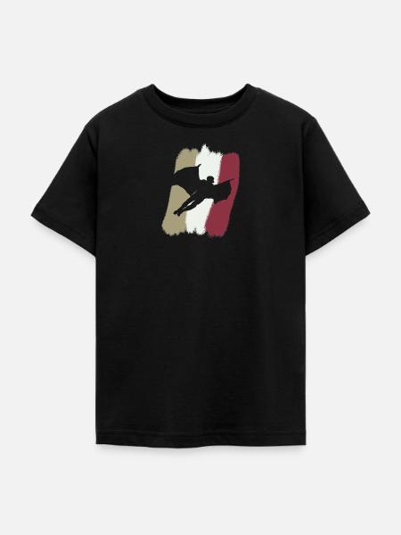 Wingsuit Fliegen Base Jumping - Teenager T-Shirt - Schwarz
