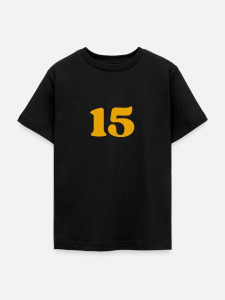 15 - Teenager T-Shirt - Schwarz