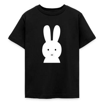 Hase - Teenager T-Shirt - Schwarz - Vorne - AI Model Teenager Male light (155cm)