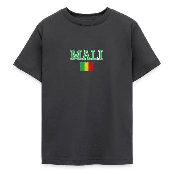 Mali - T-shirt Ado - charbon - Devant - AI Model Teenager Male light (155cm)