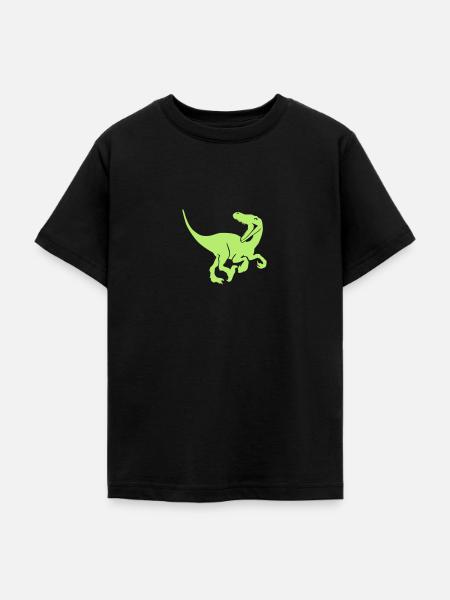 Velociraptor - Teenager T-Shirt - Schwarz