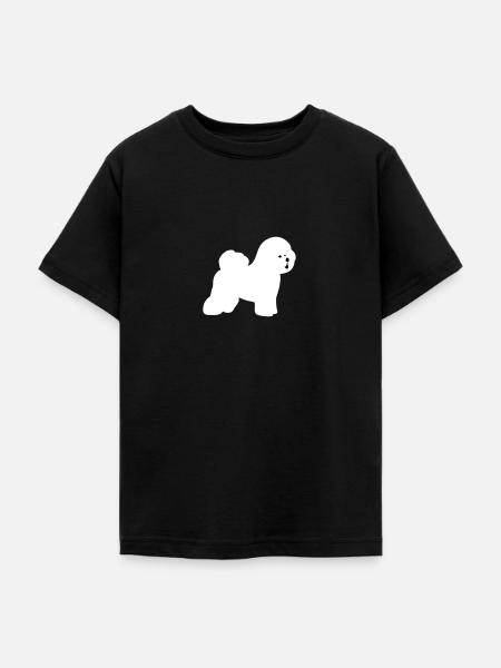 Bichon Frise - Teenager T-Shirt - Schwarz
