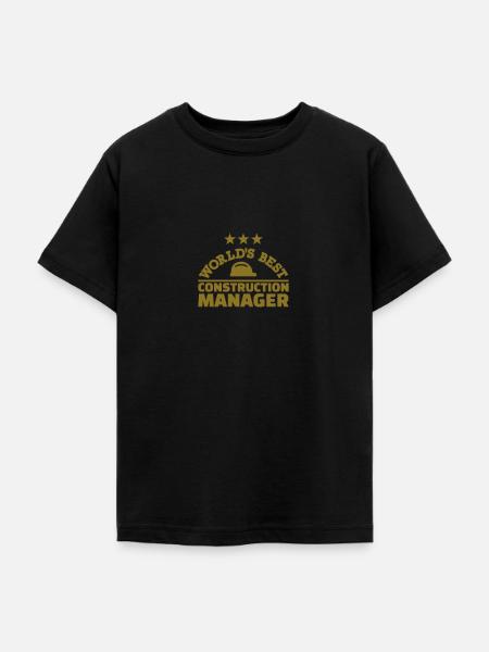 Bauleiter - Teenager T-Shirt - Schwarz