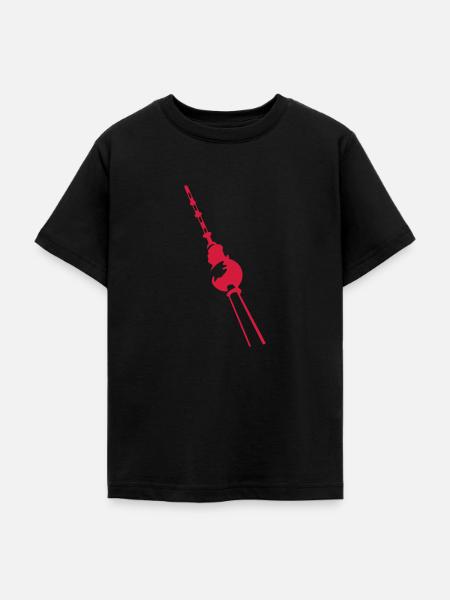 Fernsehturm Berlin - Teenager T-Shirt - Schwarz