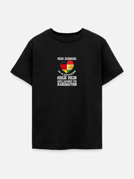 Kurden Deutschland Kurdistan - Teenager T-Shirt - Schwarz