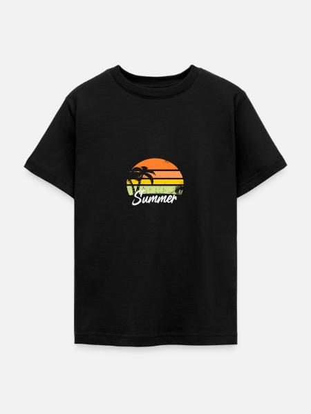 summer - Teenager T-Shirt - Schwarz