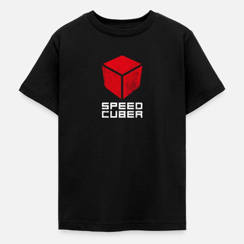 SPEEDCUBER CUBE. Cubing-Cube-Cuber-Speedcubing - Teenager T-Shirt - Schwarz