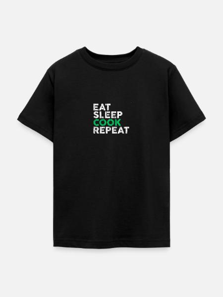 Koch kochen - Teenager T-Shirt - Schwarz