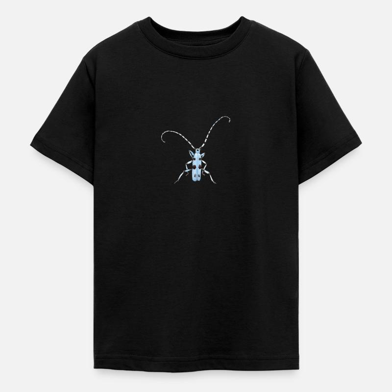 L’insecte bleu avec des points de cadeaux - T-shirt Ado - noir
