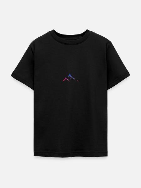 Alpen - Teenager T-Shirt - Schwarz