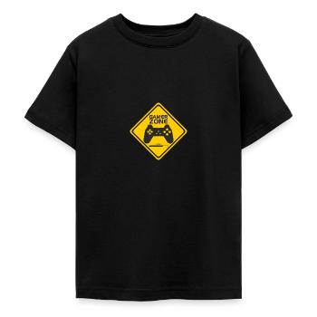 Gamer Zone - Teenager T-Shirt - Schwarz - Vorne - AI Model Teenager Male light (155cm)