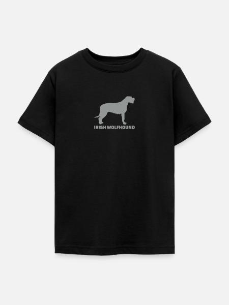 Irischer Wolfshund - Teenager T-Shirt - Schwarz