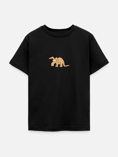 Erdferkel - Teenager T-Shirt - Schwarz