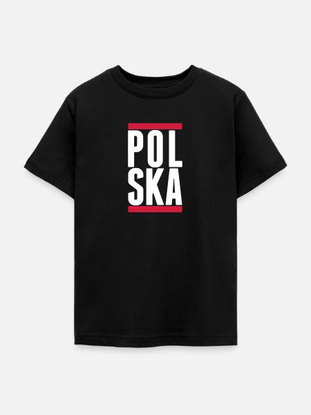 polska - Teenager T-Shirt - Schwarz