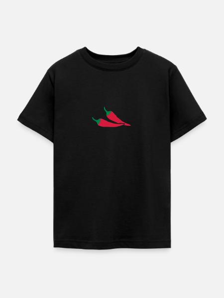 Chili - Teenager T-Shirt - Schwarz