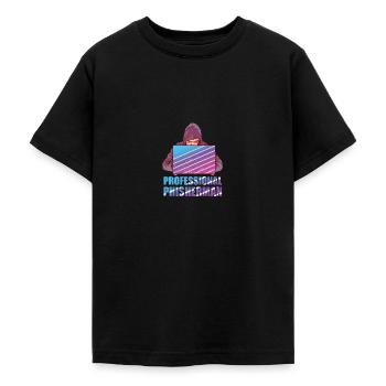 Funny Programmer Computer Geek Code Fun Love - Teenage T-Shirt - black - Front - AI Model Teenager Male light (155cm)