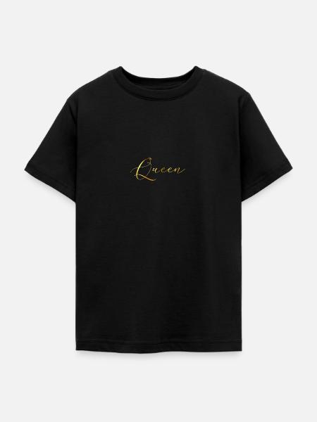 Königin - Teenager T-Shirt - Schwarz