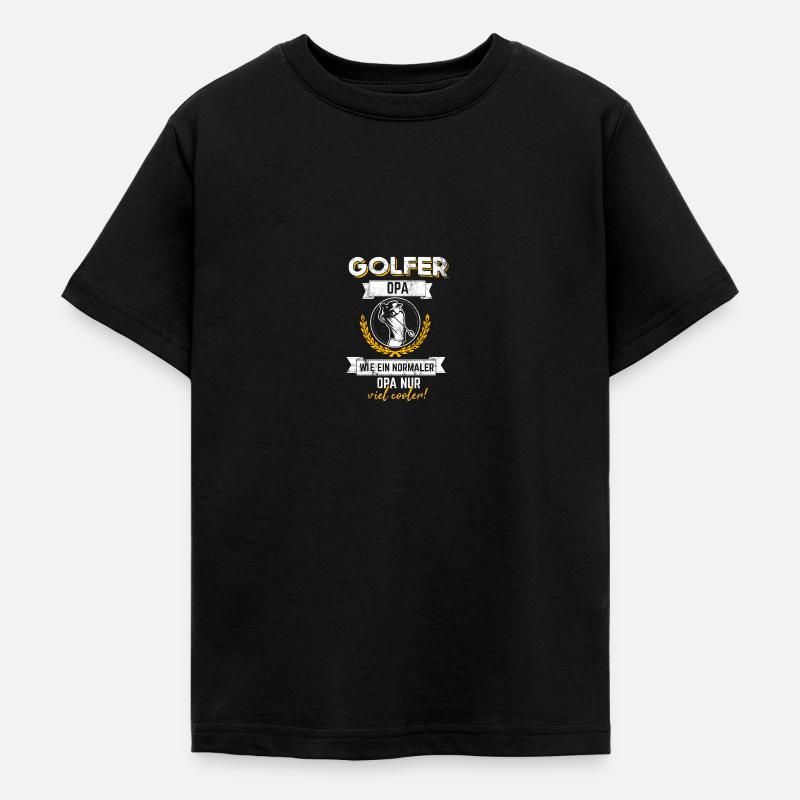 cadeau de papy golfeur golf - T-shirt Ado - noir