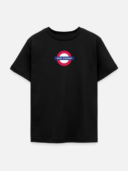 Bahnhof Hope - Teenager T-Shirt - Schwarz