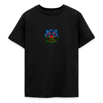 Rom - T-shirt Ado - noir - Devant - AI Model Teenager Male light (155cm)
