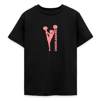 Cheerleading - Teenager T-Shirt - Schwarz - Vorne - AI Model Teenager Male light (155cm)