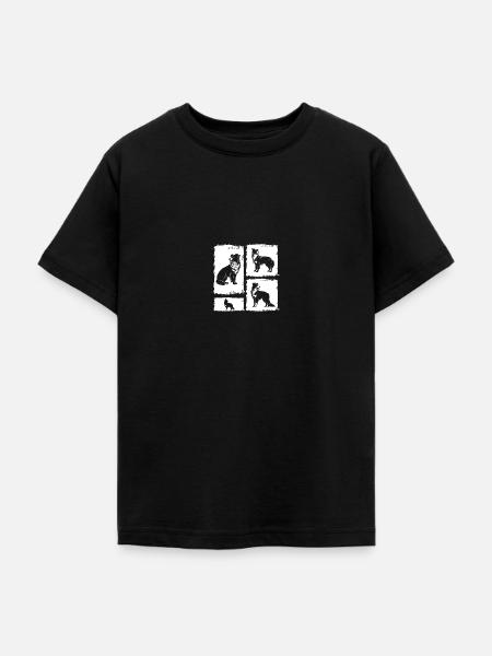 Border Collie - Teenager T-Shirt - Schwarz