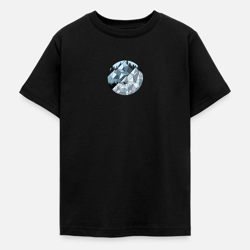 Mur d’escalade - T-shirt Ado - noir