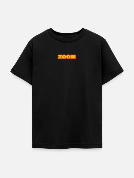 ZOOM - Teenager T-Shirt - Schwarz