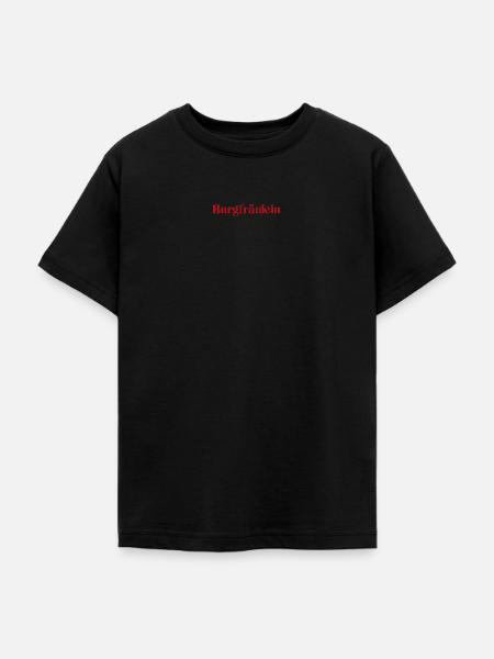 Burgfräulein - Teenager T-Shirt - Schwarz