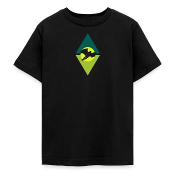 Wingsuit Flying Suit - Teenage T-Shirt - black - Front - AI Model Teenager Male light (155cm)