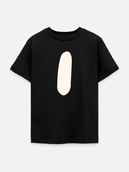 1 - Teenager T-Shirt - Schwarz