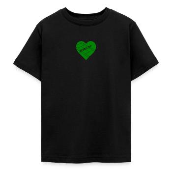 Tennis Grass Court London love - Teenage T-Shirt - black - Front - AI Model Teenager Male light (155cm)