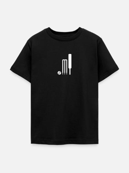 Cricket - Teenager T-Shirt - Schwarz