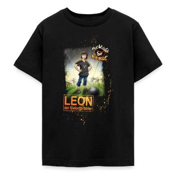 Die Wilden Kerle Leon - Teenager T-Shirt - Schwarz - Vorne - AI Model Teenager Male light (155cm)