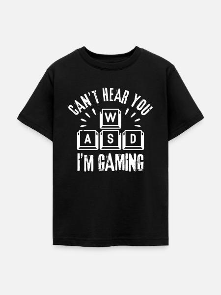 Lustiger Gamer Spruch - Teenager T-Shirt - Schwarz