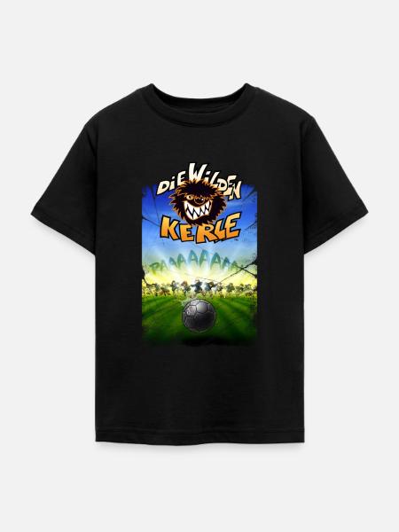 Die Wilden Kerle Angriff - Teenager T-Shirt - Schwarz