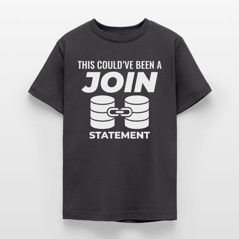 SQL Join Database, instruction de programmation des données T-shirt Ado
