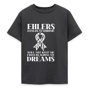 EDS HSD Ehlers-Danlos-Syndrom - Teenager T-Shirt - Dunkelgrau - Vorne - AI Model Teenager Male light (155cm)