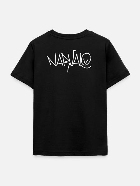 Narvalo weiß - Teenager T-Shirt - Schwarz