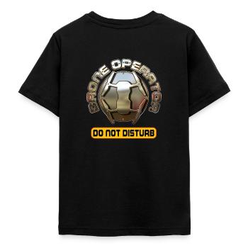 Drone Operator - Do Not Disturb - Teenage T-Shirt - black - Back - AI Model Teenager Male light (155cm)