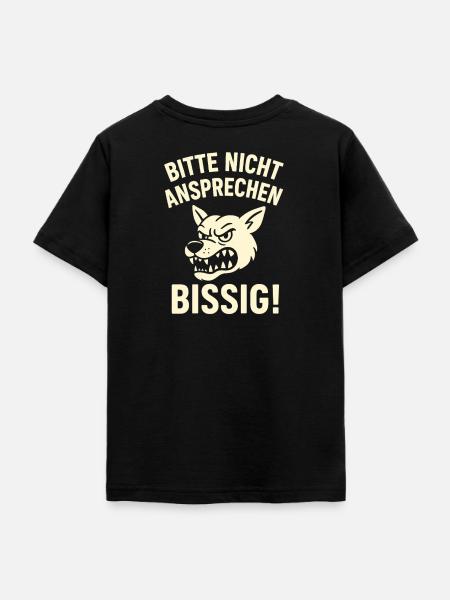 Bitte Nicht Ansprechen - Teenager T-Shirt - Schwarz